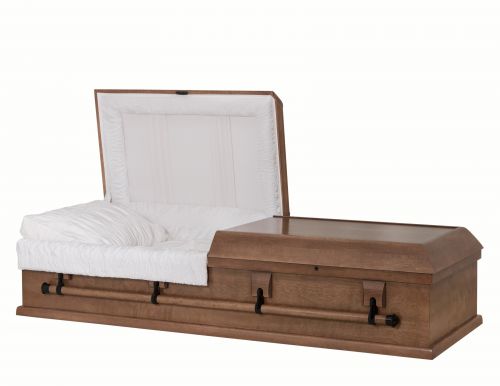 Cercueils Concept 10U15-00004-N CERCUEIL DE PEUPLIER SATIN TAFFETAS MEDIUM FIBRES DE BOIS NO W1540N-1    4 X 0 NOIR 
