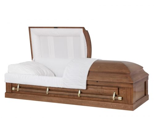 Cercueils Concept 24260-00051-N CERCUEIL DE PEUPLIER REPOLI NOVA MEDIUM  MATELAS OUI W1540G-1    4 X 0 OR 